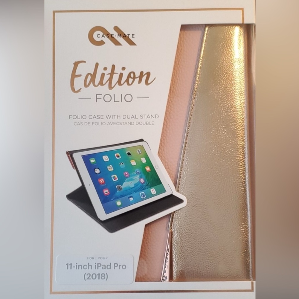 NWT Case Mate Folio Case iPad Pro 11" Rose Gold